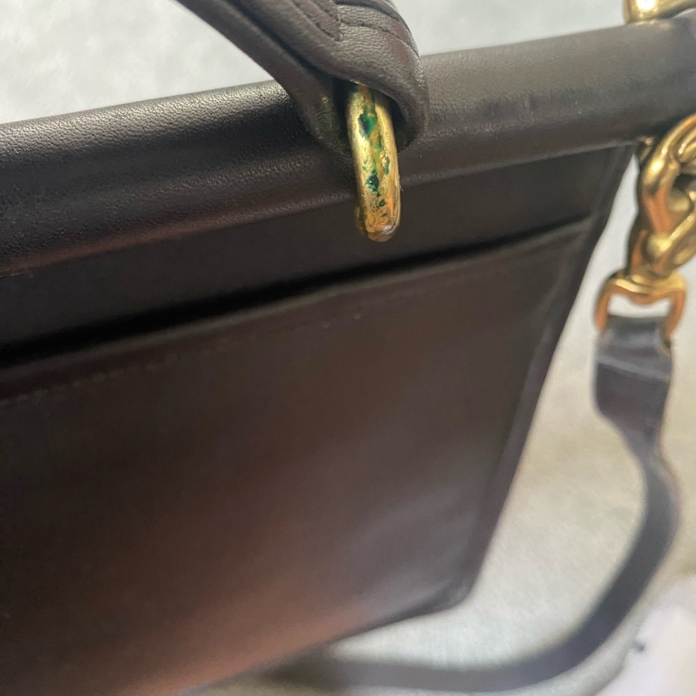 Vintage Coach Glove Leather Willis Bag Style ~ 9927 - Picture 15 of 16